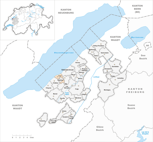 ملف:Karte Gemeinde Font 2007.png