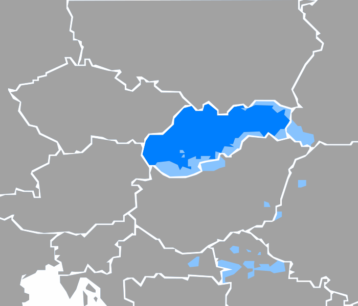 ملف:Map of Slovak language.svg