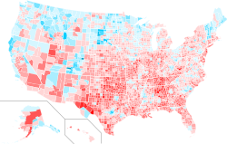 County swing from 2000 to 2004[ت]