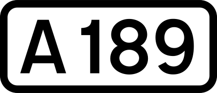 ملف:UK road A189 NP.svg