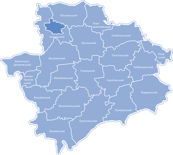 ملف:Zaporizzhia regions.svg