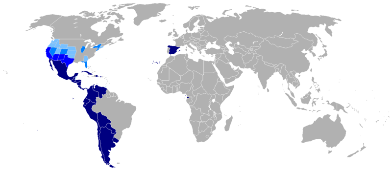 ملف:Map-Hispanophone World.png
