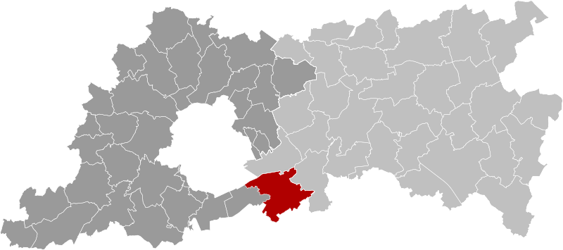 ملف:Overijse Flemish-Brabant Belgium Map.svg