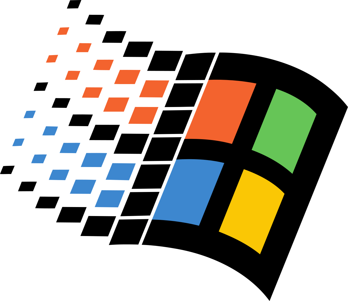 ملف:Windows Logo (1992-2001).svg - المعرفة