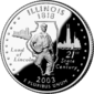 الينوي quarter dollar coin