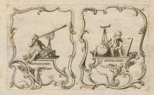 Unknown artist. Allegories of astronomy and geography. France (?), ca. 1750s