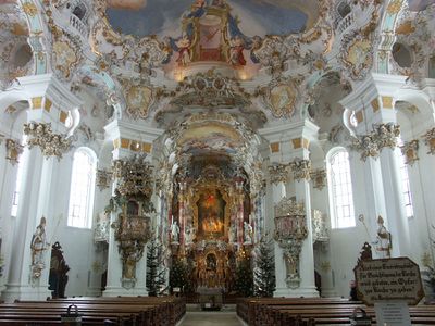 The Wieskirche by Dominikus Zimmermann (1745–1754)