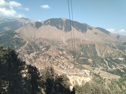 Mountainous areas in the east of Kathua