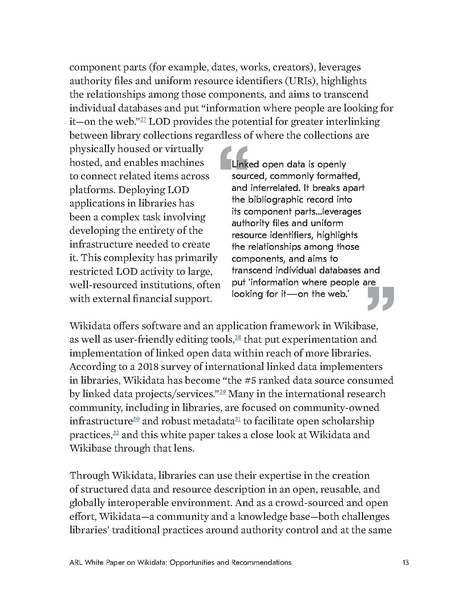 ملف:ARL White Paper on Wikidata Opportunities and Recommendations.pdf