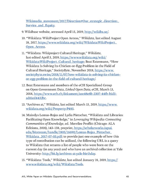 ملف:ARL White Paper on Wikidata Opportunities and Recommendations.pdf