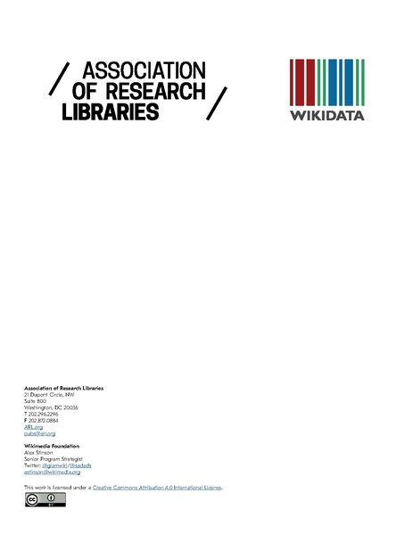 ملف:ARL White Paper on Wikidata Opportunities and Recommendations.pdf