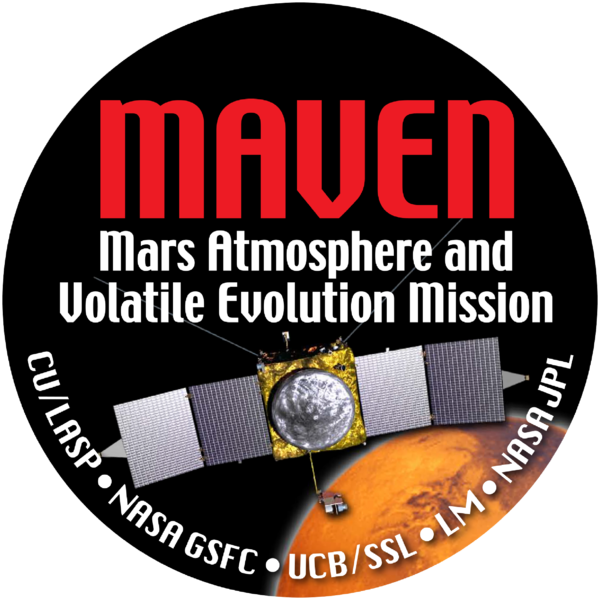ملف:MAVEN Mission Logo.png