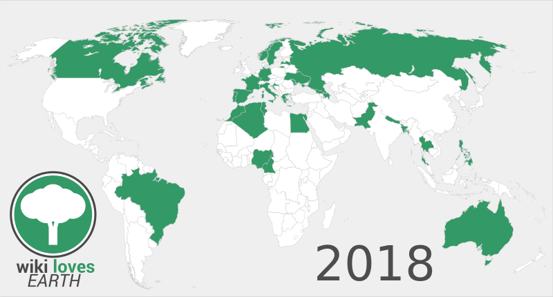 ملف:Participating Countries WLE 2018.svg - المعرفة