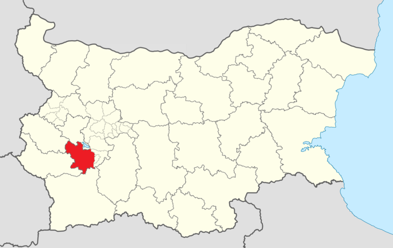 ملف:Samokov Municipality Within Bulgaria.png