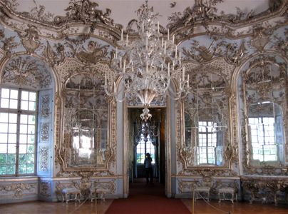 Hall of Mirrors of Amalienburg by Johann Baptist Zimmermann (1734–1739)