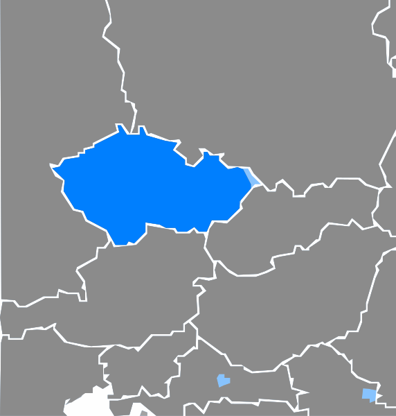 ملف:Map of Czech language.svg