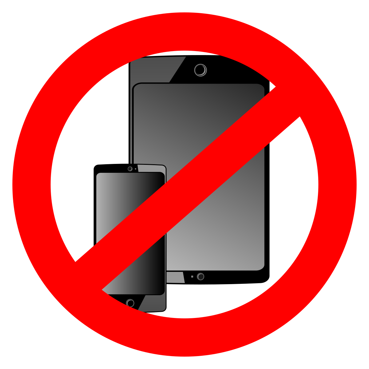 ملفHandheld devices no.svg المعرفة