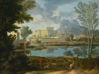 Nicolas Poussin, Landscape in Calm Weather, 1651