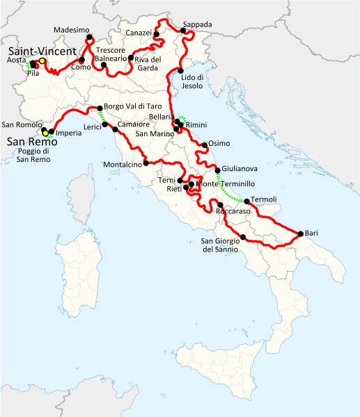 ملف:1987 Giro d'Italia route.svg