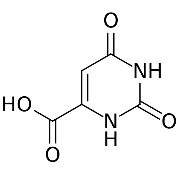 ملف:Orotic acid.svg