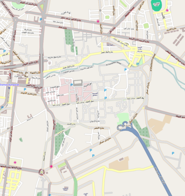 Location map Syria Old Damascus.png