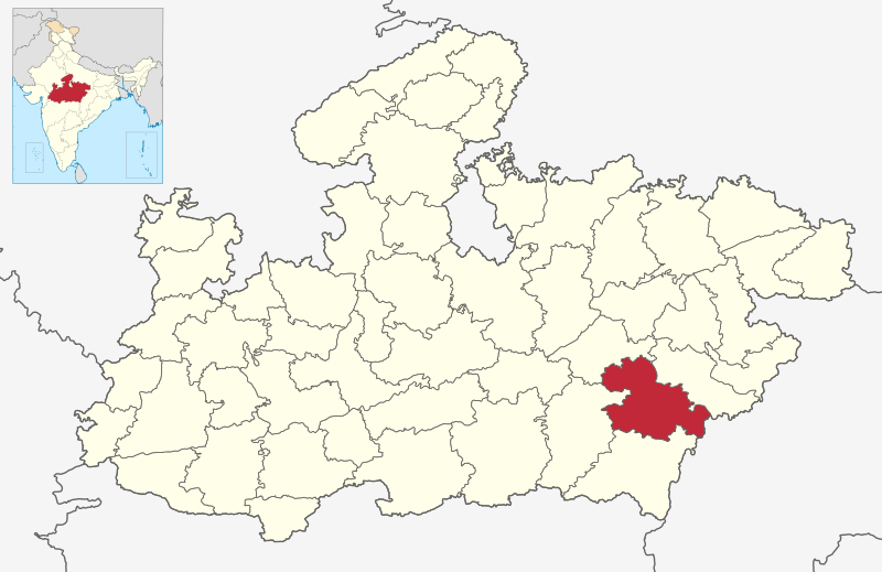 ملف:MP Mandla district map.svg