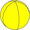 Spherical pentagonal hosohedron.svg
