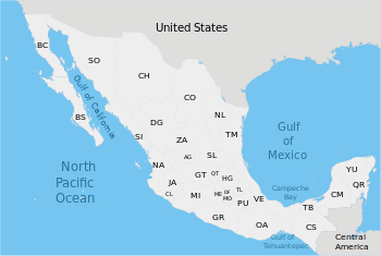 Mexico labeled coloured.svg