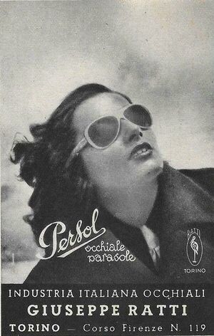 Persol, Industria Italiana Occhiali Giuseppe Ratti, Poster 1946.jpg