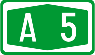 ملف:Motorway-A5-Hex-Green.svg