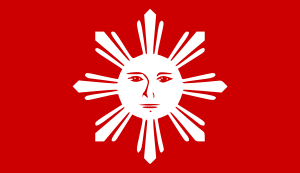 Philippines flag 1st official.svg