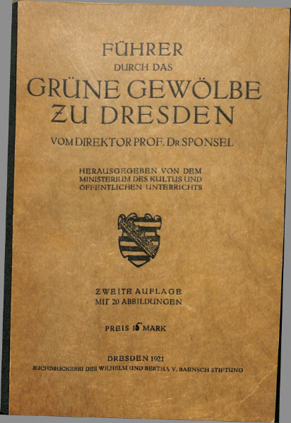 ملف:Sponsel Führer Grünes Gewölbe 1921.djvu