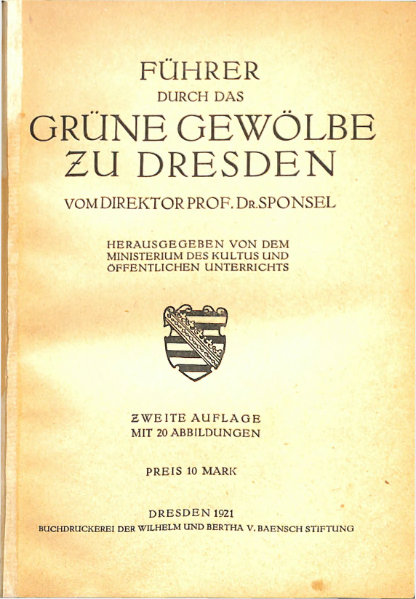 ملف:Sponsel Führer Grünes Gewölbe 1921.djvu