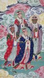 Water-Land Ritual painting of Four Dragon Kings, Qing dynasty.
