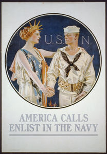 Ad asking Americans to enlist in the Navy