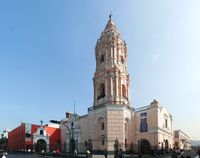 Basilica and Convent of Santo Domingo in Lima, Peru, completed in 1766