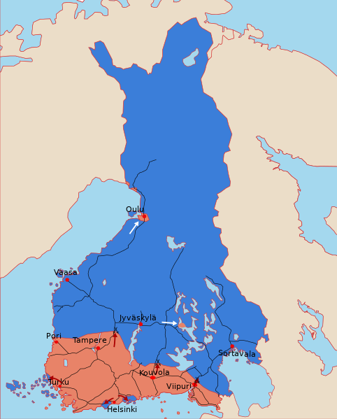 ملف:FinnishCivilWarMapBegin.svg