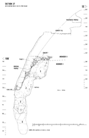 Profile of the rump passage with upper part (1+2) and lower part (3+4)
