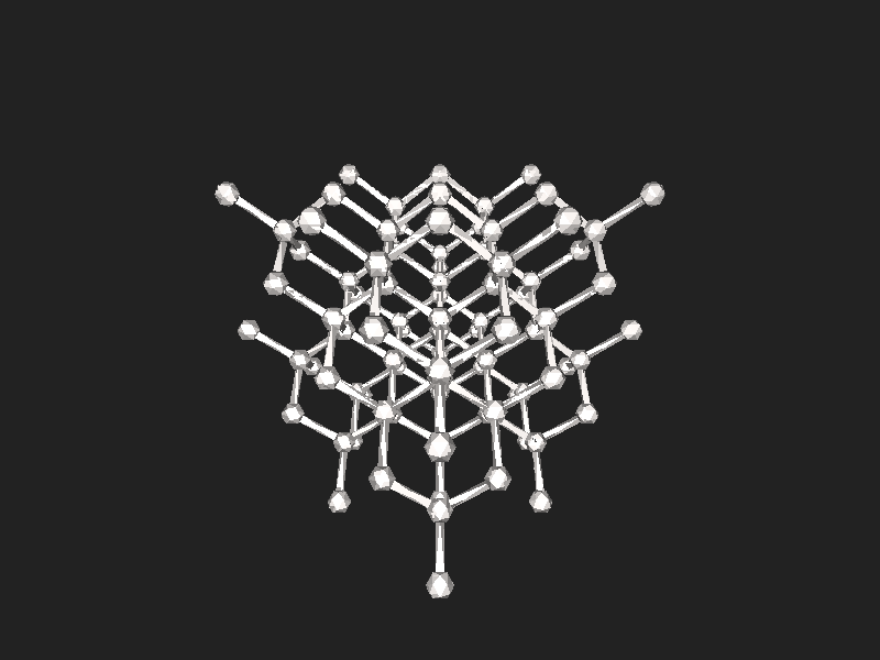 ملف:Diamond lattice.stl
