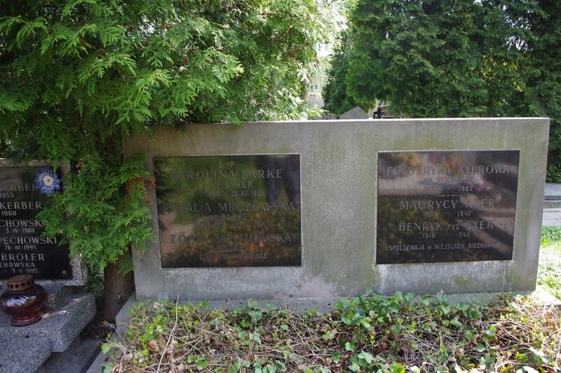 ملف:Zofia Mrozowska grób.JPG