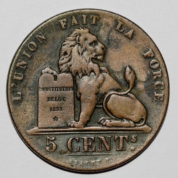 ملف:5-Cent-Belgium-1856-Front.jpg