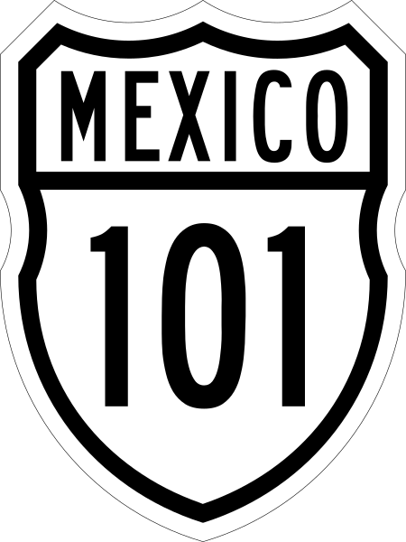 ملف:Carretera federal 101.svg