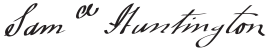 ملف:Samuel Huntington Signature.svg