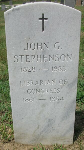 ملف:JohnGStephensonHeadstone.JPG