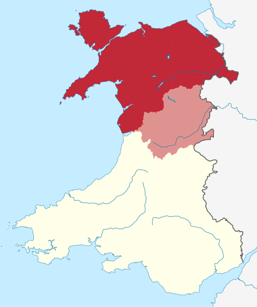 ملف:North Wales Map.svg