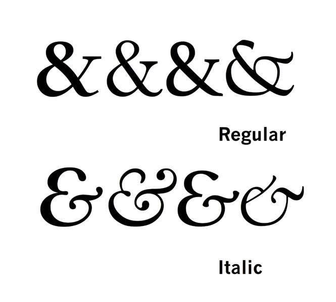 ملف:Italic ampersands.png