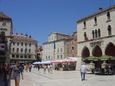 The Pjaca city square in Split.