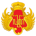 The Yogyakarta Sultanate coat of arms with the Hamengkubuwana royal monogram in Javanese script