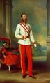 Franz Joseph wearing the uniform of an Austrian Field Marshal