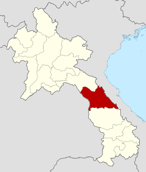 ملف:Khammouane Province-Laos.svg